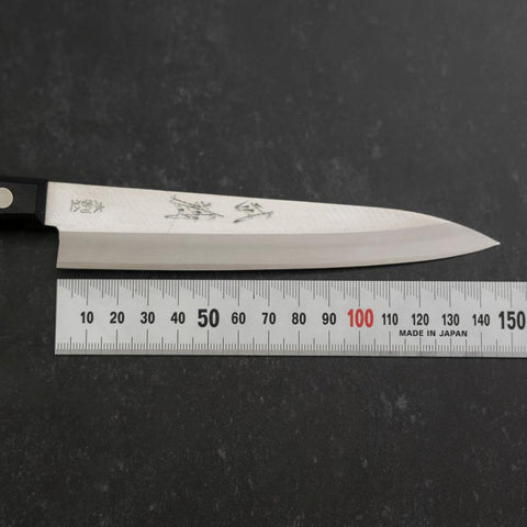 Petty SK Steel Polished Western Black Handle 150mm (5.9”)-[Musashi]-[Japanese-Kitchen-Knives]