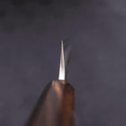 Petty SKD11 Nashiji Ebony Handle 150mm (5.9”)-[Musashi]-[Japanese-Kitchen-Knives]