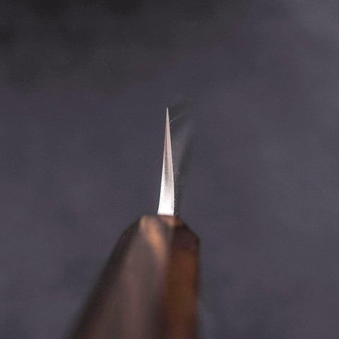 Petty SKD11 Nashiji Ebony Handle 150mm (5.9”)-[Musashi]-[Japanese-Kitchen-Knives]