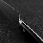 Petty SKD12 Polished Western Black Handle 120mm (4.7”)-[Musashi]-[Japanese-Kitchen-Knives]