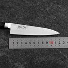 Petty SKD12 Polished Western Black Handle 120mm (4.7”)-[Musashi]-[Japanese-Kitchen-Knives]