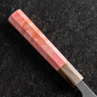 Petty SLD Mirror Buffalo Dark Pink Maple Handle 130mm (5.1”)-[Musashi]-[Japanese-Kitchen-Knives]