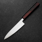 Petty SLD Mirror Red Urushi Handle 130mm (5.1”)-[Musashi]-[Japanese-Kitchen-Knives]