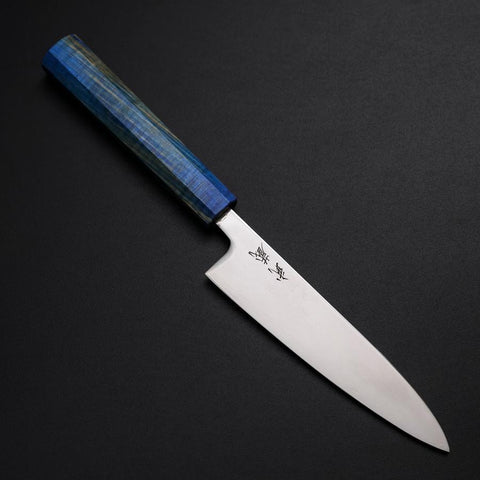 Petty SLD Mirror Shoreline Handle 130mm (5.1”)-[Musashi]-[Japanese-Kitchen-Knives]
