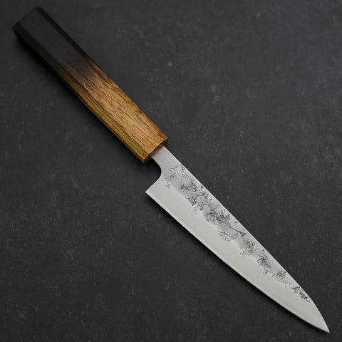 Petty SLD Nashiji Washi Yaki Urushi Handle 135mm (5.3”)-[Musashi]-[Japanese-Kitchen-Knives]