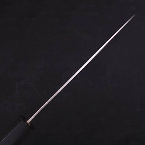 Petty SLD Wave Nickel Damascus Buffalo Ebony Handle 135mm (5.3”)-[Musashi]-[Japanese-Kitchen-Knives]