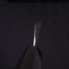 Petty Silver Steel #3 Nashiji Buffalo Magnolia Handle 135mm (5.3”)-[Musashi]-[Japanese-Kitchen-Knives]