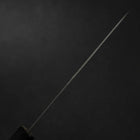 Petty Silver Steel #3 Nashiji Double Buffalo Capped Magnolia Handle 135mm (5.3”)-[Musashi]-[Japanese-Kitchen-Knives]