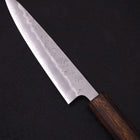 Petty Silver Steel #3 Nashiji Sumi Urushi Handle 135mm (5.3”)-[Musashi]-[Japanese-Kitchen-Knives]