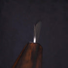 Petty Silver Steel #3 Nashiji Sumi Urushi Handle 135mm (5.3”)-[Musashi]-[Japanese-Kitchen-Knives]