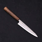 Petty Silver Steel #3 Nashiji Sumi Urushi Handle 135mm (5.3”)-[Musashi]-[Japanese-Kitchen-Knives]