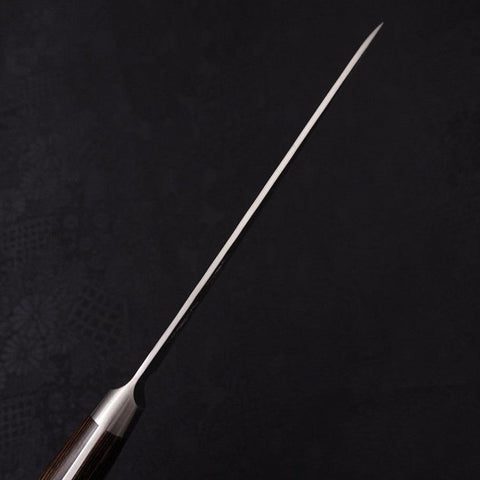 Petty Silver Steel #3 Nashiji Western Handle 135mm (5.3”)-[Musashi]-[Japanese-Kitchen-Knives]