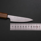 Petty Silver Steel #3 Polished Yaki Urushi Handle 80mm (3.1”)-[Musashi]-[Japanese-Kitchen-Knives]