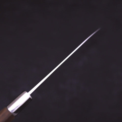 Petty Silver Steel #3 Walnut Hamachidori Handle 135mm (5.3”)-[Musashi]-[Japanese-Kitchen-Knives]