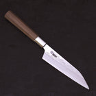 Petty Silver Steel #3 Walnut Hamachidori Handle 135mm (5.3”)-[Musashi]-[Japanese-Kitchen-Knives]