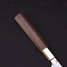 Petty Silver Steel #3 Walnut Kazabana Handle 135mm (5.3”)-[Musashi]-[Japanese-Kitchen-Knives]