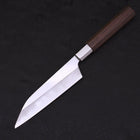 Petty Silver Steel #3 Walnut Kemanmon Handle 135mm (5.3”)-[Musashi]-[Japanese-Kitchen-Knives]