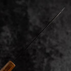 Petty Stainless Clad AUS-8 Kurouchi Tsuchime Yaki Urushi Handle 155mm (6.1”)-[Musashi]-[Japanese-Kitchen-Knives]