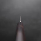 Petty Stainless Clad Blue Super Polished Ebony Handle 145mm (5.7”)-[Musashi]-[Japanese-Kitchen-Knives]