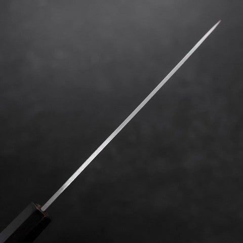 Petty Stainless Clad Blue Super Polished Ebony Handle 145mm (5.7”)-[Musashi]-[Japanese-Kitchen-Knives]