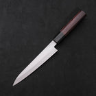 Petty Stainless Clad Blue Super Polished Shitan Handle 150mm (5.9”)-[Musashi]-[Japanese-Kitchen-Knives]