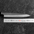 Petty Stainless Clad White Steel #2 Polished Buffalo Ebony Handle 170mm (6.7”)-[Musashi]-[Japanese-Kitchen-Knives]