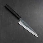 Petty V-Toku 2 Kurouchi Damascus Buffalo Ebony Handle 145mm (5.7”)-[Musashi]-[Japanese-Kitchen-Knives]