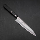 Petty VG-1 Polished Western Black Handle 145mm (Tsuba-nashi) (5.7”)-[Musashi]-[Japanese-Kitchen-Knives]