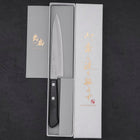 Petty VG-1 Polished Western Black Handle 150mm (5.9”)-[Musashi]-[Japanese-Kitchen-Knives]