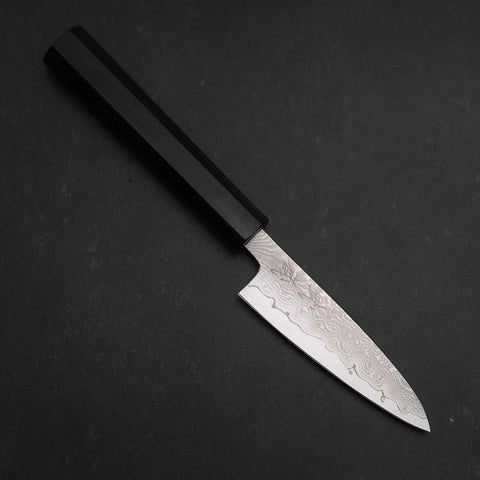 Petty VG-10 Damascus Ashwood Handle 95mm (3.7”)-[Musashi]-[Japanese-Kitchen-Knives]