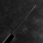 Petty VG-10 Damascus Buffalo Ebony Handle 100mm (3.9”)-[Musashi]-[Japanese-Kitchen-Knives]
