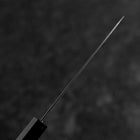 Petty VG-10 Damascus Buffalo Ebony Handle 120mm (4.7”)-[Musashi]-[Japanese-Kitchen-Knives]