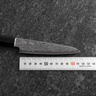 Petty VG-10 Damascus Buffalo Ebony Handle 120mm (4.7”)-[Musashi]-[Japanese-Kitchen-Knives]