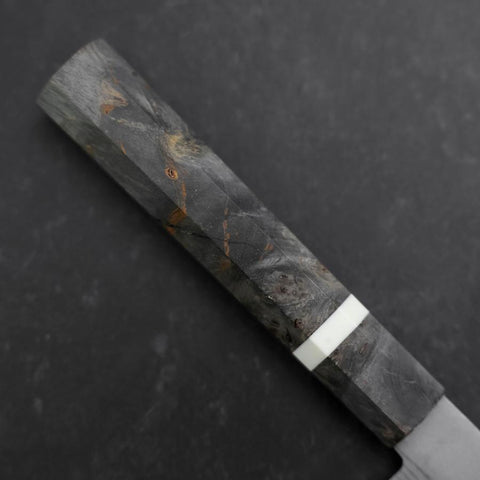 Petty VG-10 Damascus Marbled Maple Handle 150mm (5.9”)-[Musashi]-[Japanese-Kitchen-Knives]
