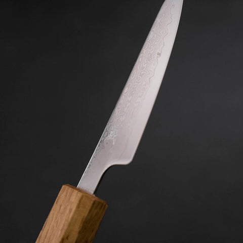 Petty VG-10 Damascus Yaki Urushi Handle 85mm (3.3”)-[Musashi]-[Japanese-Kitchen-Knives]
