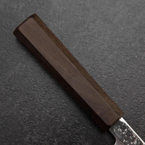 Petty VG-10 Nashiji Wenge Handle 135mm (5.3”)-[Musashi]-[Japanese-Kitchen-Knives]