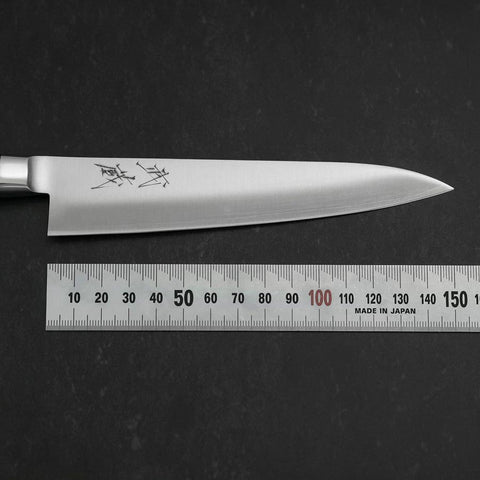 Petty VG-10 Polished Black Western Handle 150mm (5.9”)-[Musashi]-[Japanese-Kitchen-Knives]