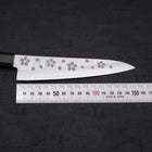 Petty VG-10 Polished Sakura Ebony Handle 150mm (5.9”)-[Musashi]-[Japanese-Kitchen-Knives]