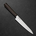 Petty VG-10 Tsuchime Damascus Ashwood Handle 150mm (5.9”)-[Musashi]-[Japanese-Kitchen-Knives]