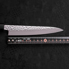 Petty VG-10 Tsuchime Damascus Walnut Handle 150mm (5.9”)-[Musashi]-[Japanese-Kitchen-Knives]