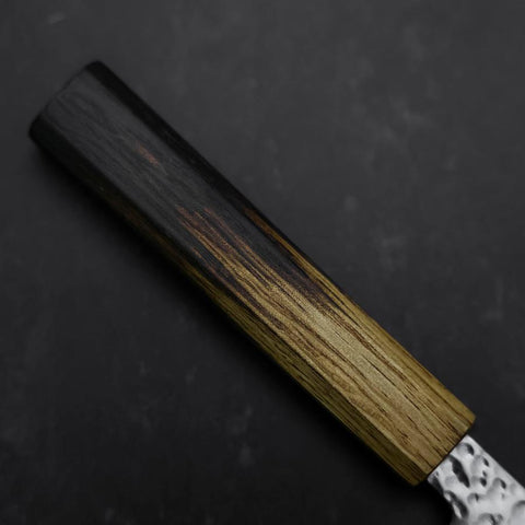 Petty VG-10 Tsuchime Damascus Yaki-Urushi Handle 150mm (5.9”)-[Musashi]-[Japanese-Kitchen-Knives]