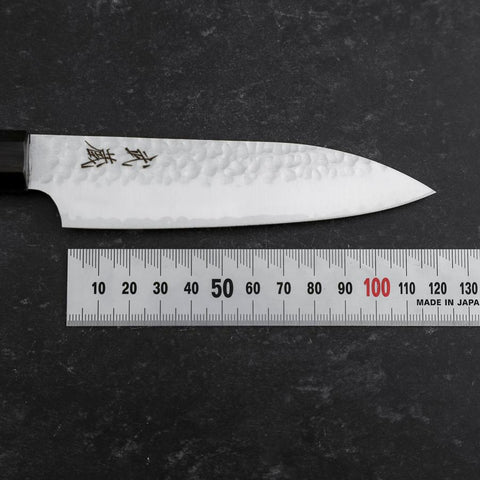 Petty VG-10 Tsuchime Ebony Handle 120mm (4.7”)-[Musashi]-[Japanese-Kitchen-Knives]