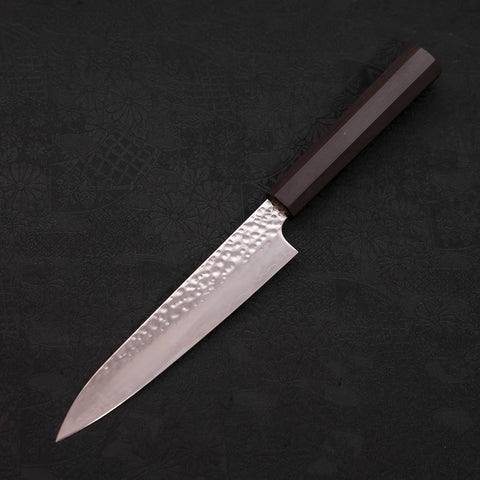 Petty VG-10 Tsuchime Ebony Handle 150mm (5.9”)-[Musashi]-[Japanese-Kitchen-Knives]