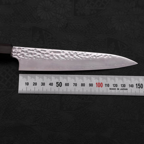 Petty VG-10 Tsuchime Ebony Handle 150mm (5.9”)-[Musashi]-[Japanese-Kitchen-Knives]