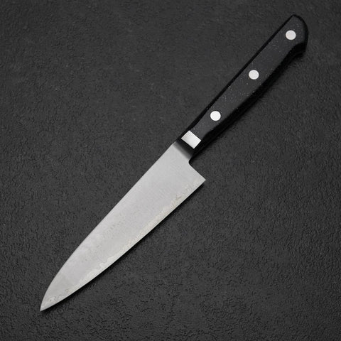 Petty VG-5 Tsuchime Black Marble Handle 120mm (4.7”)-[Musashi]-[Japanese-Kitchen-Knives]