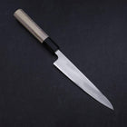 Petty White Steel #1 Polished Buffalo Magnolia Handle 150mm (5.9”)-[Musashi]-[Japanese-Kitchen-Knives]