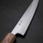 Petty White Steel #1 Polished Oak Handle 150mm (5.9”)-[Musashi]-[Japanese-Kitchen-Knives]