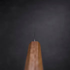 Petty White Steel #1 Polished Oak Handle 150mm (5.9”)-[Musashi]-[Japanese-Kitchen-Knives]
