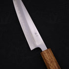 Petty White Steel #1 Polished Yaki Urushi Handle 135mm (5.3”)-[Musashi]-[Japanese-Kitchen-Knives]