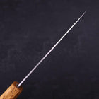 Petty White Steel #1 Polished Yaki Urushi Handle 135mm (5.3”)-[Musashi]-[Japanese-Kitchen-Knives]